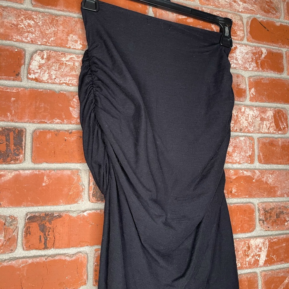 James Perse Ruched Tulip Hem Skirt - Picture 4 of 7